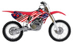 2004-2009 Honda CRF250R Graphics Kit - Pro Ed D38-1 CRF 250 USA Flag