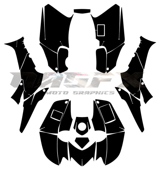 2006-2024 Honda TRX 250 EX  Vector  Design Template With Pre-made design