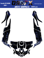 2019 + OAGFX Yamaha YXZ 1000 Graphics Kit D69-1 USA