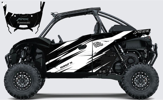 2019 - 2023 Kawasaki Teryx KRX 1000 Graphic Kit - Pro Edition D35-4 Black