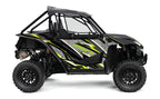 2019-2022 Honda Talon 1000R 1000X 2 Door Graphics Kit - Pro Ed D43-1 Yellow