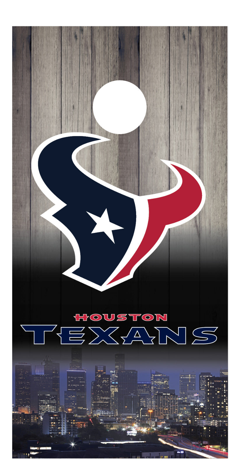 Corn Hole Board Wrap - Houston Texans Cornhole