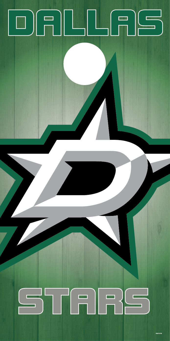 Corn Hole Board Wrap - Dallas Stars Set Cornhole D2