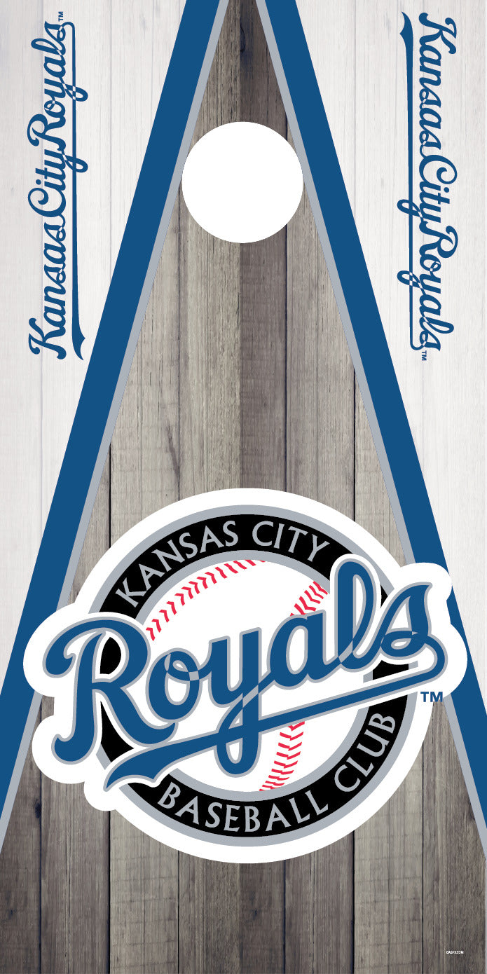 Corn Hole Board Wrap - Kansas City Royals Cornhole D2