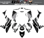 2004 - 2018 Honda TRX 450R ER Graphics Kit - Pro Ed D35-3 Stealth