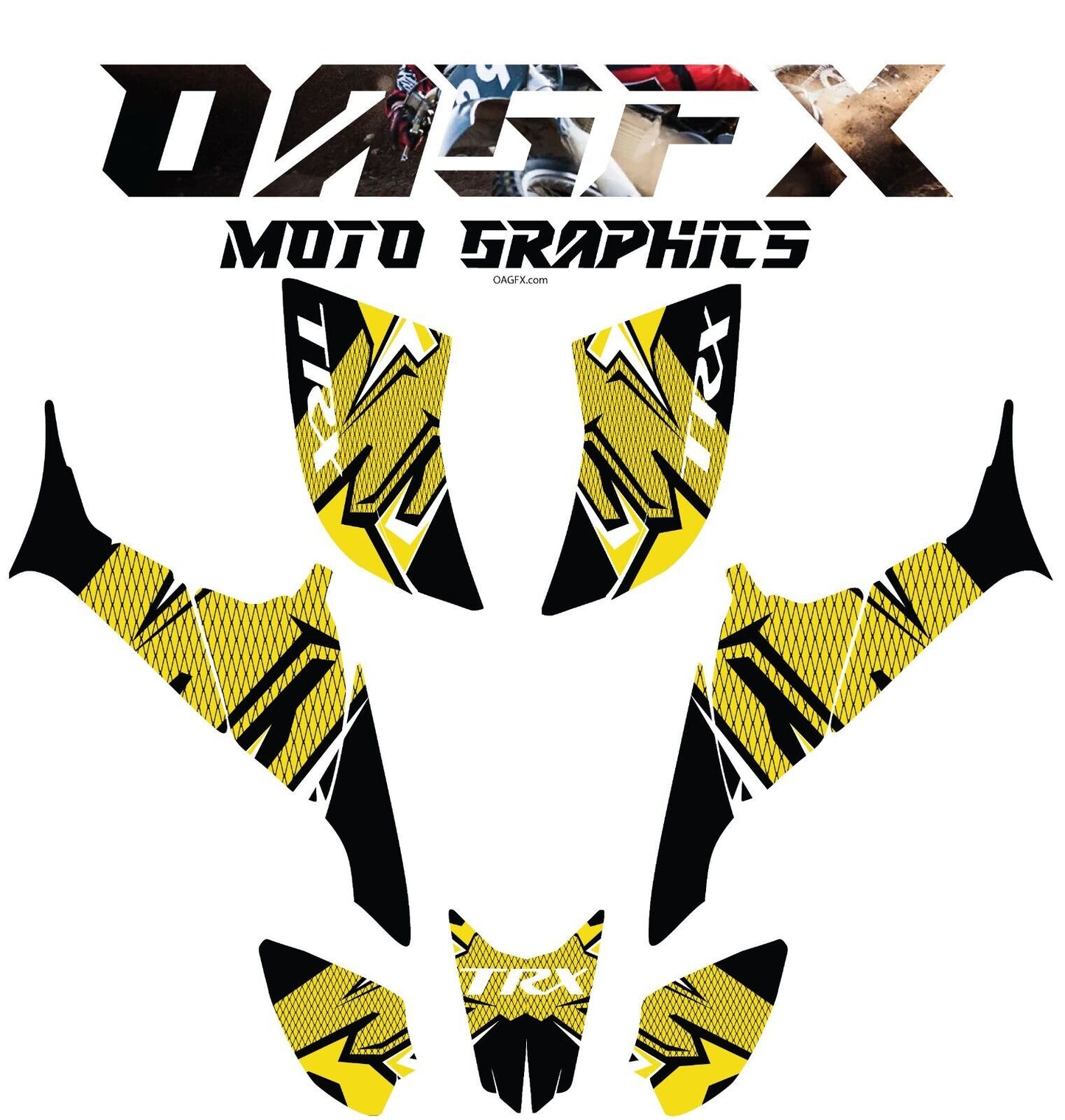 2007-2018 Honda TRX 90 Graphics Kit - Pro Ed D36-6