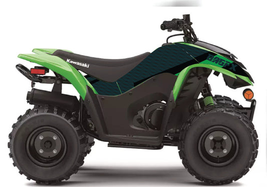 2007 - 2022 Kawasaki KFX 50 90 Graphic Kit -  D36-4 Green