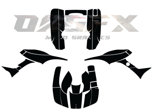 1993-2006 Honda TRX 300 EX Vector  Design Template With Pre-made design