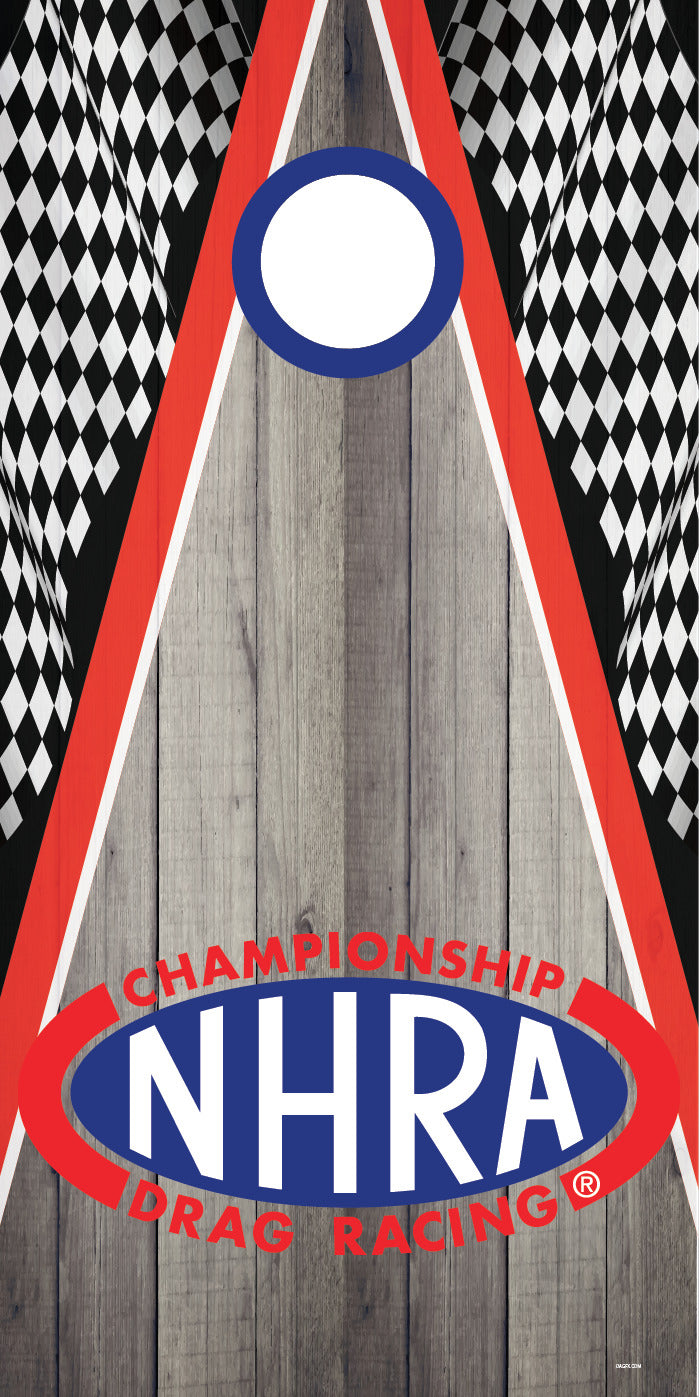 Corn Hole Board Wrap - NHRA Set Cornhole