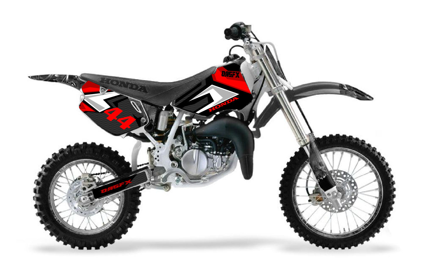 1996 - 2002 Honda CR 80  OAGFX Graphics Kit - D36-1 Red