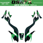 2007 - 2022 Kawasaki KFX 50 90 Graphic Kit -  D36-4 Green