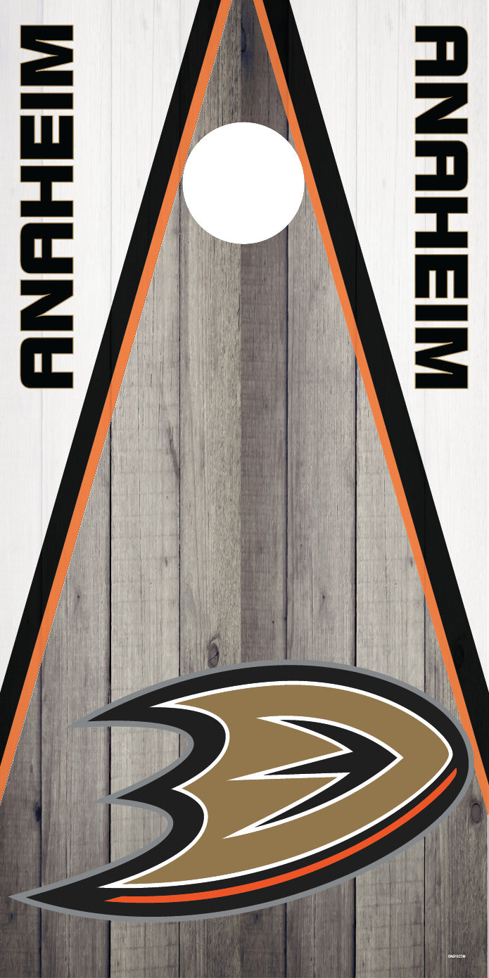 Corn Hole Board Wrap - Anaheim Ducks Set Cornhole D3