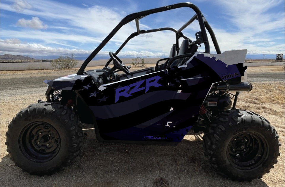 2021-2025 Polaris RZR 200 EFI UTV Graphics Kit D69-3 USA