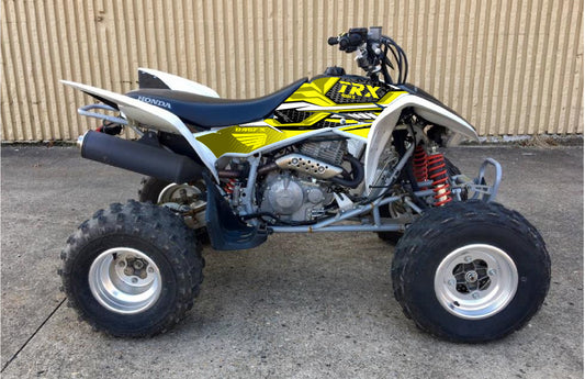 2008 - 2018 Honda TRX 400 EX Graphics Kit - Pro Ed D52-2 Yellow