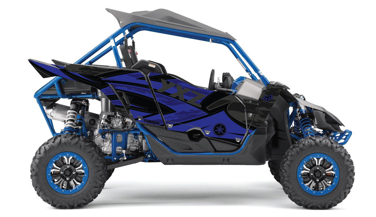 2019 + OAGFX Yamaha YXZ 1000 Graphics Kit D78-1 Blue