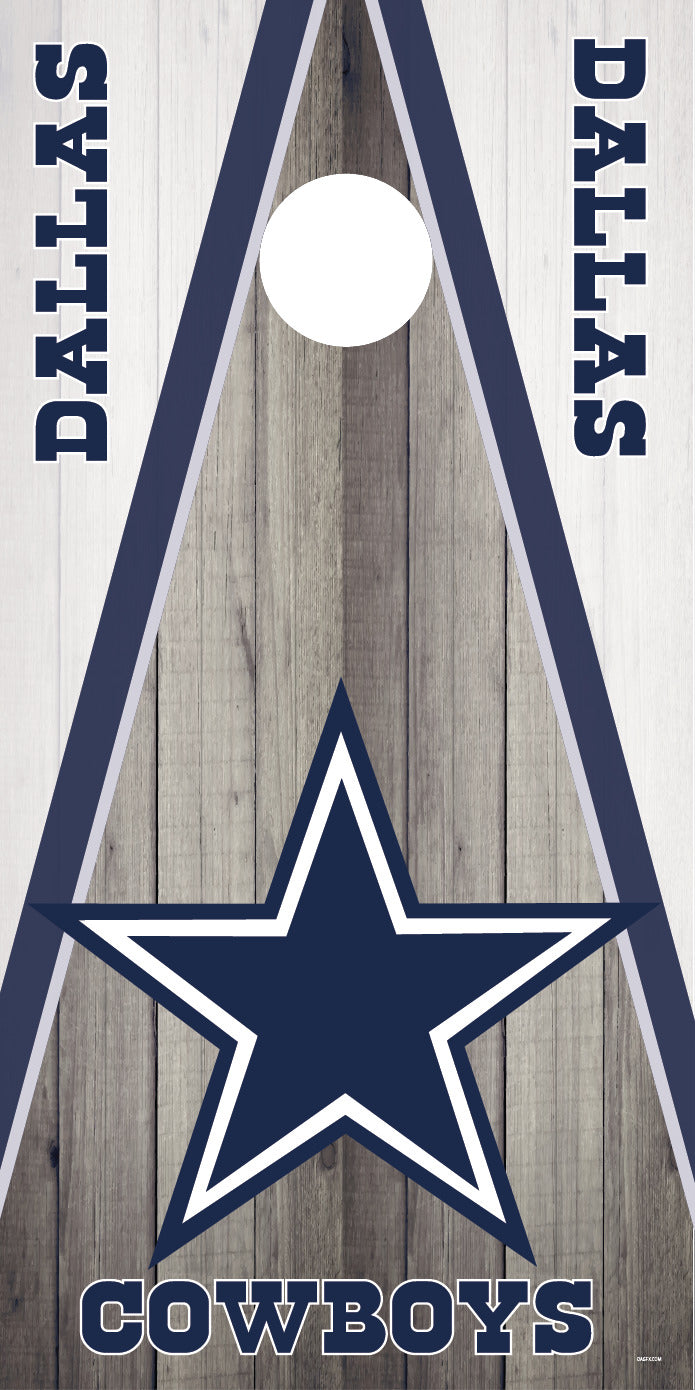 Corn Hole Board Wrap - Dallas Cowboys Cornhole D3