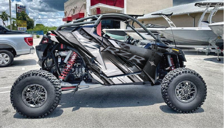 2022-2024 Polaris RZR Pro R OAGFX Graphics Kit D35-5 Gray