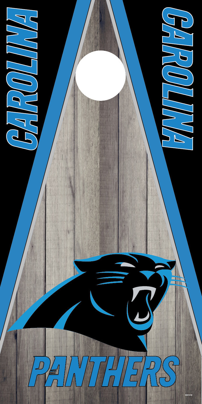 Corn Hole Board Wrap - Carolina Panthers Cornhole