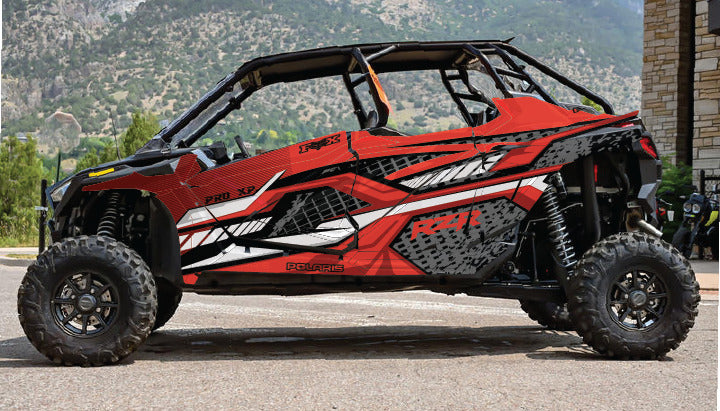 2020 - 2024 Polaris RZR Pro XP 4 Graphics Kit D52-1 Red