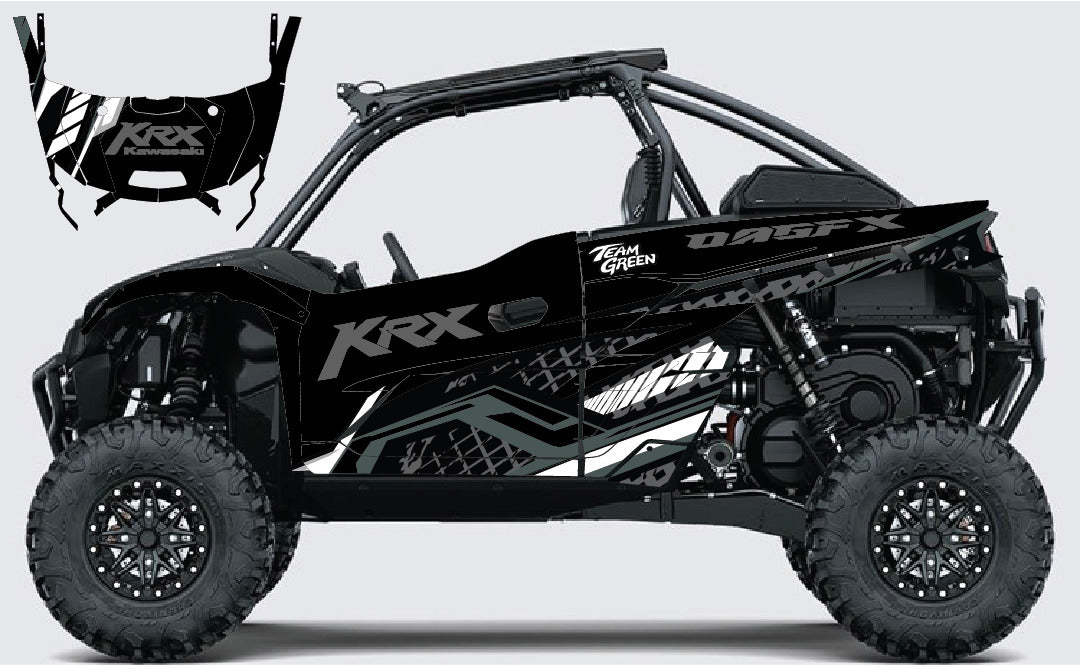 2019 - 2023 Kawasaki Teryx KRX 1000 Graphic Kit - Pro Edition D52-2 Stealth