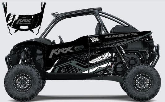 2019 - 2023 Kawasaki Teryx KRX 1000 Graphic Kit - Pro Edition D52-2 Stealth