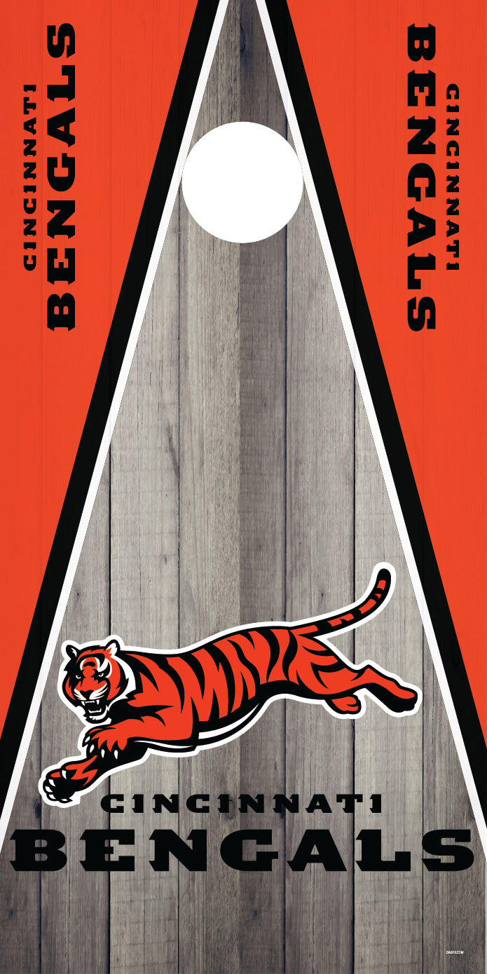 Corn Hole Board Wrap - Cincinnati Bengals Cornhole