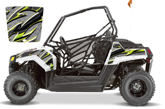 2009 - 2018 Polaris RZR 170 UTV Graphics Kit D43-1 Yellow