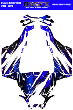 2019 - 2023 Polaris RZR XP 1000 Graphics Kit D35-3 Blue OAGFX