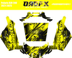 2021-2025 Polaris RZR 200 EFI UTV Graphics Kit D79-2