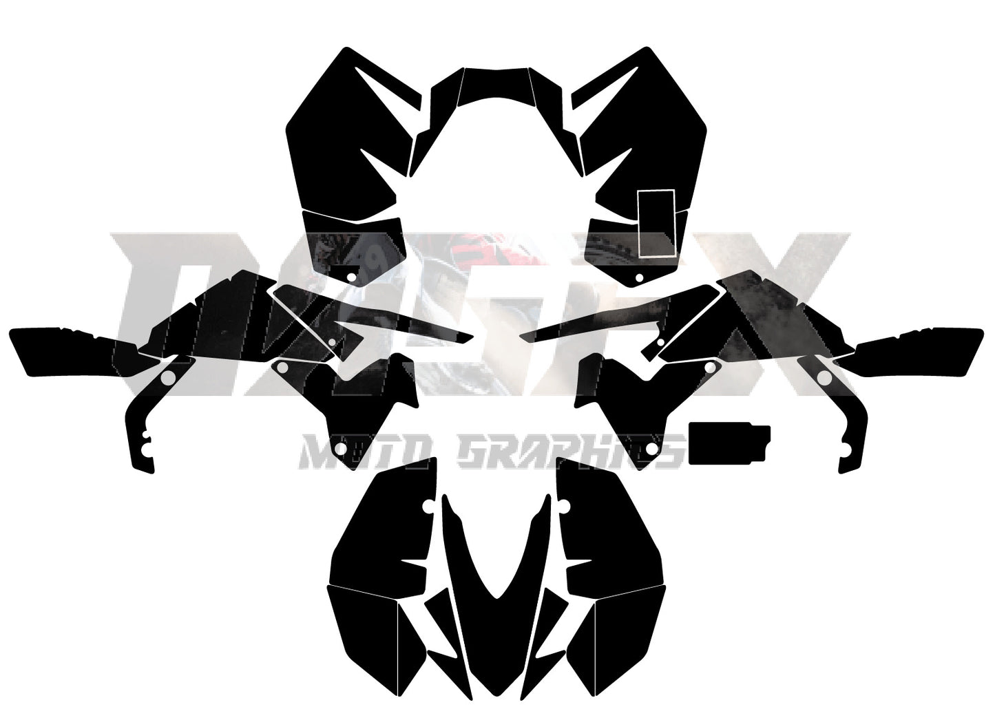 Suzuki LTR 450 Vector  Design Template With Pre-made design