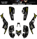 2005-2007 Honda TRX 400 EX Graphics Kit - Pro Ed DSK-2 Skulls