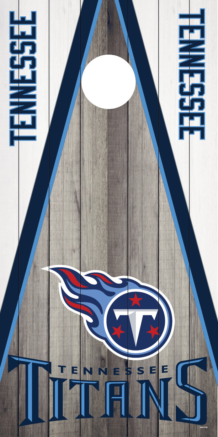 Corn Hole Board Wrap Skin - Tennessee Titans Cornhole
