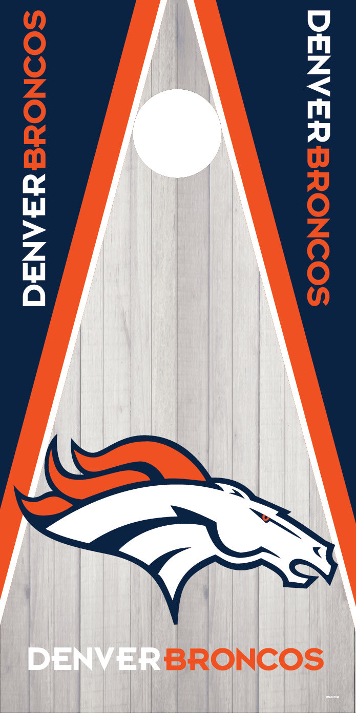 Corn Hole Board Wrap - Denver Broncos Cornhole