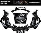 2021-2025 Polaris RZR 200 EFI UTV Graphics Kit D36-5 Stealth