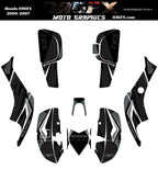 2005-2007 Honda TRX 400 EX Graphics Kit - Pro Ed D36-4 Stealth