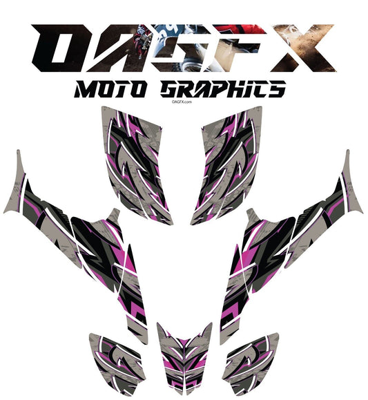 2007-2018 Honda TRX 90 Graphics Kit - Pro Ed D43-3