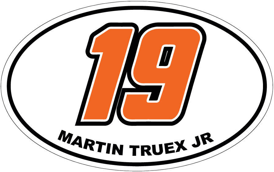 NASCAR #19 Martin Truex Jr.  Decal  ~  Vinyl Car Wall Sticker D2