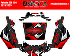 2021-2025 Polaris RZR 200 EFI UTV Graphics Kit D36-1