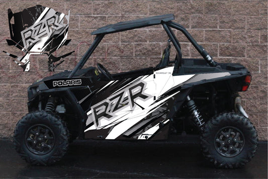 2014 - 2018 Polaris RZR XP 1000 Graphics Kit D35-7 Grey