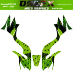 2007 - 2022 Kawasaki KFX 50 90 Graphic Kit -  D69-1 USA Stars and Stripes Flag