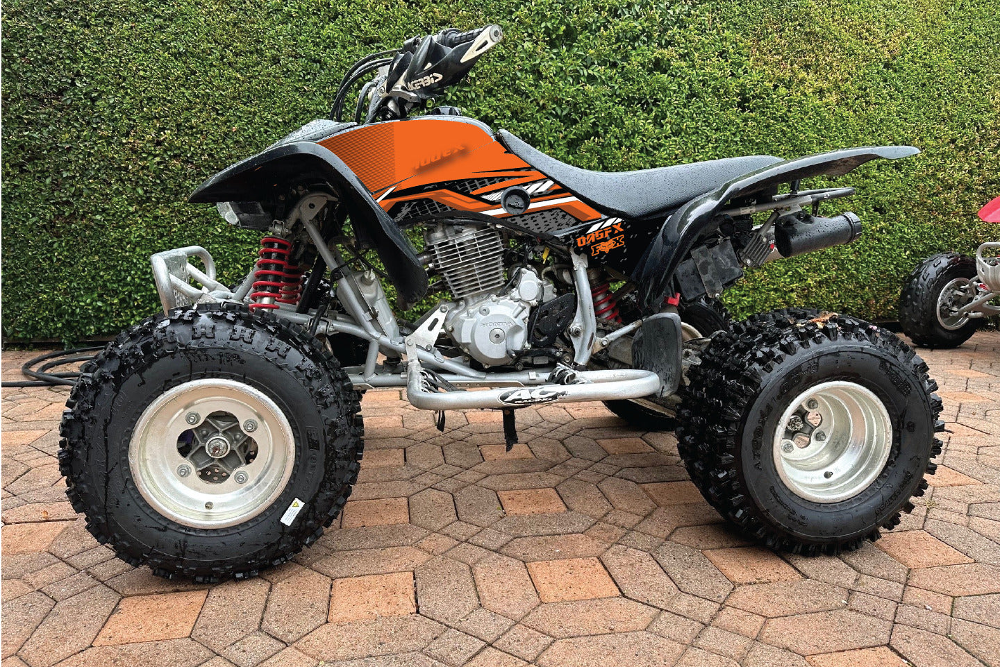 2005-2007 Honda TRX 400 EX Graphics Kit - Pro Ed D52-3 Orange