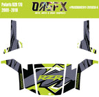2009 - 2018 Polaris RZR 170 UTV Graphics Kit D36-6 Yellow