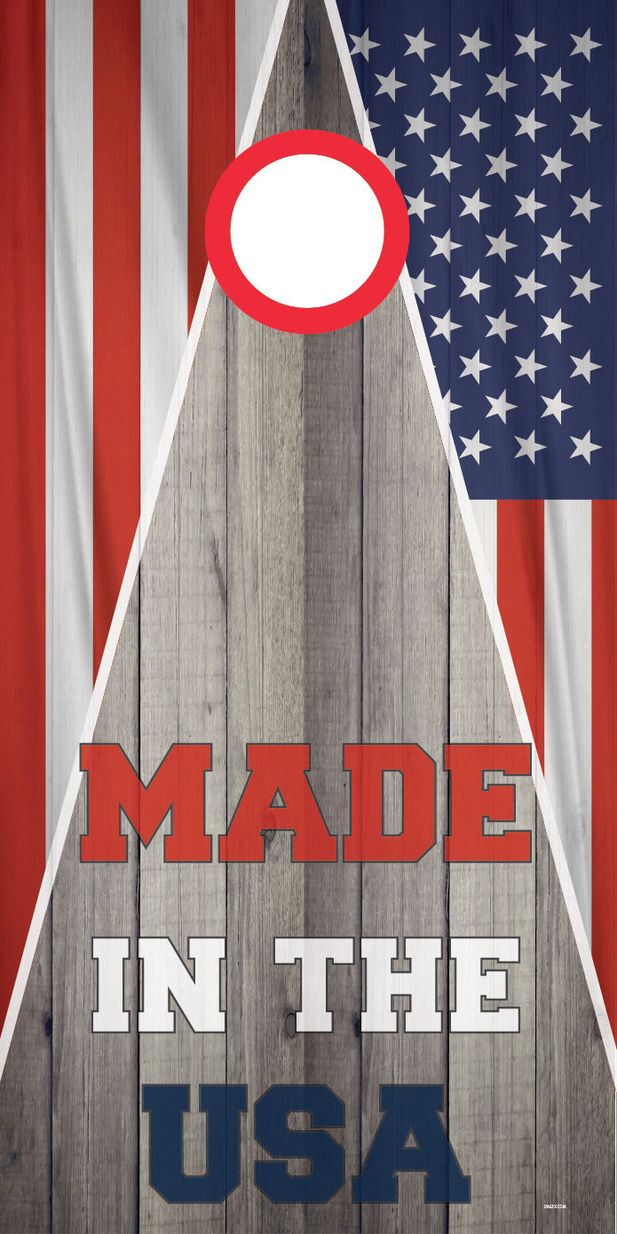 Corn Hole Board Wrap - Made in the USA American Set Cornhole