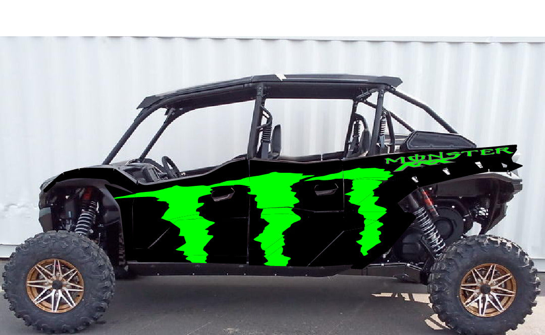 2020 - 2024 Kawasaki Teryx KRX 4 Door 1000 Graphic Kit - Pro Edition D- Monster
