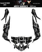 2019 + OAGFX Yamaha YXZ 1000 Graphics Kit DSK-1 Skulls