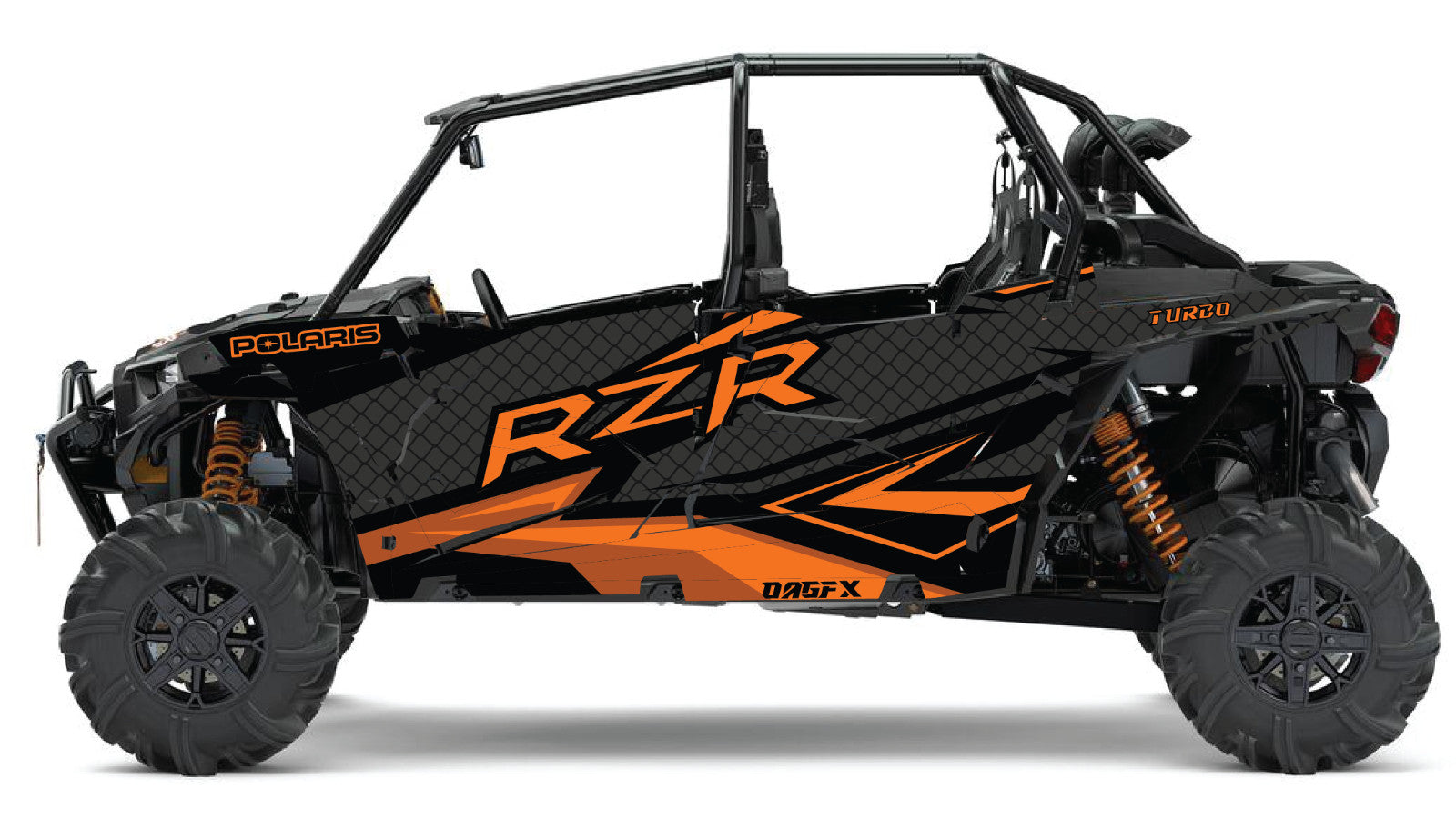 2019 - 2022 Polaris RZR Turbo S Velocity 4 Door  Graphics Kit D36-2