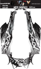 2020 - 2024 Kawasaki Teryx KRX 4 Door 1000 Graphic Kit-Pro Edition D53-4 Stealth