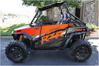 2007 - 2010 Polaris RZR 800 Graphics Kit D49-1 Orange