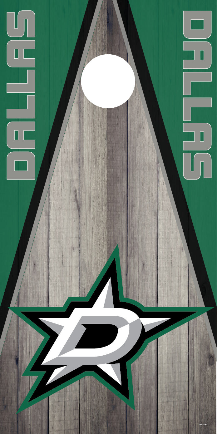 Corn Hole Board Wrap - Dallas Stars Set Cornhole