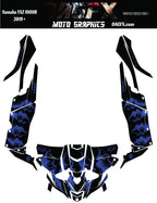 2019 + OAGFX Yamaha YXZ 1000 Graphics Kit DB-20 Beast Blue